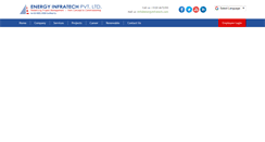 Desktop Screenshot of energyinfratech.com