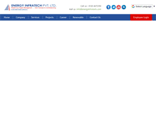 Tablet Screenshot of energyinfratech.com